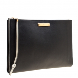 Pre Owned Chloe Black Leather Pochette 