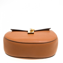 مملوكة مسبقًا Chloe Brown Leather Medium Drew Shoulder Bag