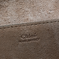 مملوكة مسبقًا حقيبة كروس كلوي درو ليتيل هورسيز جلد مزخرف بييو سوداء صغيرة