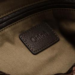 Pre Owned Chloe Python Marcie Large Satchel 	