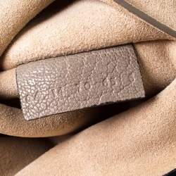 Pre Owned حقيبة كتف كلوي درو متوسطة جلد رصاصية