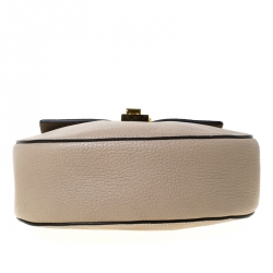 Pre Owned حقيبة كتف كلوي درو متوسطة جلد رصاصية