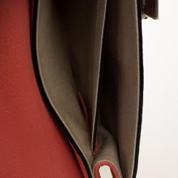 مملوكة مسبقًا Chloe Textured and Patent Leather Sally Clutch