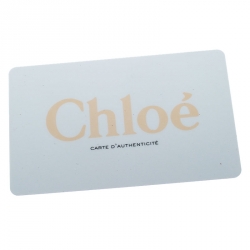 Pre Owned Chloe Burgundy Quilted Leather Compact Drew Wallet