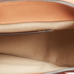 مملوكة مسبقًا Chloe Tri Color Croc Embossed, Suede and Leather Small Tess Shoulder Bag