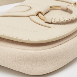 Pre Owned See by Chloe Beige Leather Mini Hana Crossbody Bag