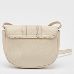 Pre Owned See by Chloe Beige Leather Mini Hana Crossbody Bag