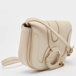 Pre Owned See by Chloe Beige Leather Mini Hana Crossbody Bag