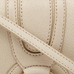 Pre Owned See by Chloe Beige Leather Mini Hana Crossbody Bag