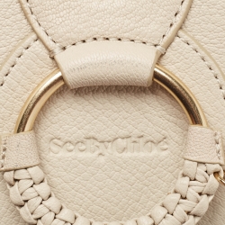 Pre Owned See by Chloe Beige Leather Mini Hana Crossbody Bag