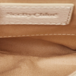 Pre Owned See by Chloe Beige Leather Mini Hana Crossbody Bag