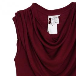 Pre Owned Chloe Draped Waist Rouge Dress XS