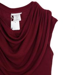 Pre Owned Chloe Draped Waist Rouge Dress XS