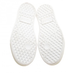 Pre Owned Chloe Beige Leather Stud Embellished Susanna Slip On Sneakers Size 40