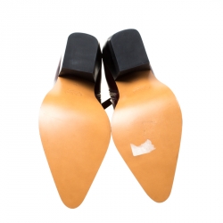 Pre Owned Chloé Burgundy Leather Rylee Pointed Toe Ankle Boots Size 42