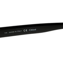 Chloe Black CE659SR Dallia Embellished Oversize Sunglasses