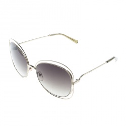 Chloe Gold/Green Gradient CE119S Round Oversized Sunglasses