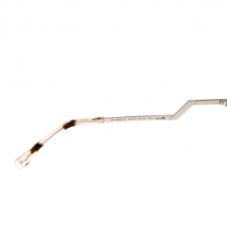 Pre Owned Fendi Brown Blue Mirrored FF0060/S Iridia Cat Eye Sunglasses