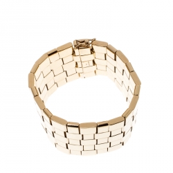 Chloe Tilly Wrist Gold Tone Wide Bracelet S/M