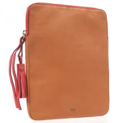 Chloe Orange Leather Eva iPad Cover