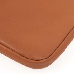 Chloe Orange Leather Eva iPad Cover