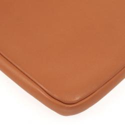 Chloe Orange Leather Eva iPad Cover