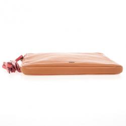 Chloe Orange Leather Eva iPad Cover