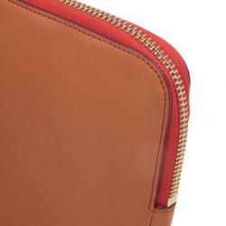 Chloe Orange Leather Eva iPad Cover