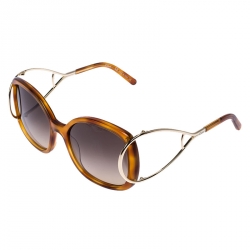 Chloé Blonde Havana / Grey Gradient CE702/S Butterfly Sunglasses