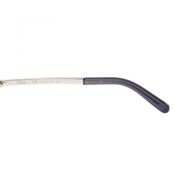 Chloe Silver/Grey Jayme Round Sunglasses