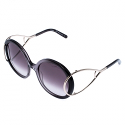 Chloe Silver/Grey Jackson Oversize Sunglasses