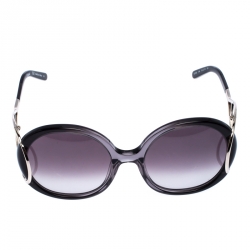 Chloe Silver/Grey Jackson Oversize Sunglasses