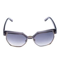 Chloe Clear Dark Grey Gradient CE665S Browline Sunglasses