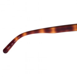 Pre Owned Chloe Brown Gradient Dafne Geometric Metal Mix Sunglasses