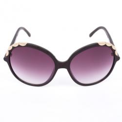 Chloé Scalloped Trim Oversized Square Women Sunglasses