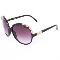 Chloé Scalloped Trim Oversized Square Women Sunglasses