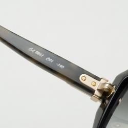 مملوكة مسبقًا Chloe Black Oval Plastic Sunglasses