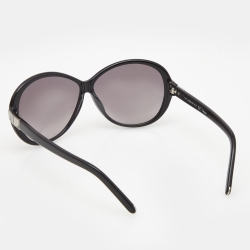 Pre Owned Chloe Black CE605S Oval Sunglasses