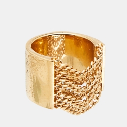 Chloe Gold Tone Ring Size 54