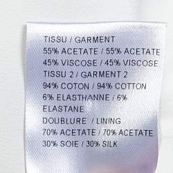 مملوكة مسبقًا Chloe Off White Crepe Slovakia Crop Blazer M