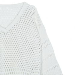 Pre Owned Chloe Off-white Cotton Sweater M