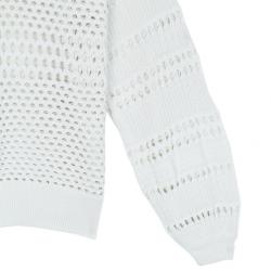 Pre Owned Chloe Off-white Cotton Sweater M