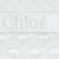 Pre Owned Chloe Off-white Cotton Sweater M