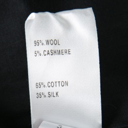 Pre Owned Chloe Black Wool Tailored Blazer S