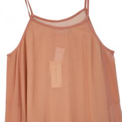 Pre Owned See By Chloe Midi Ruffled Hem Dress L