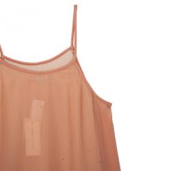 Pre Owned See By Chloe Midi Ruffled Hem Dress L