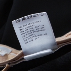 Pre Owned Chloe Black Tailored High Rise Wide Leg Trousers M