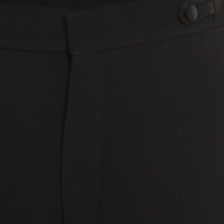 Pre Owned Chloe Black Tailored High Rise Wide Leg Trousers M