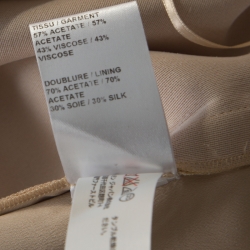 Pre Owned Chloe Pale Pink Crepe Contrast Piping Detail Carrot Fit Trousers M