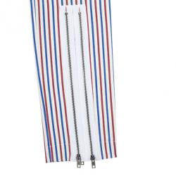 Pre Owned Chloe Striped Zipper Pants S
